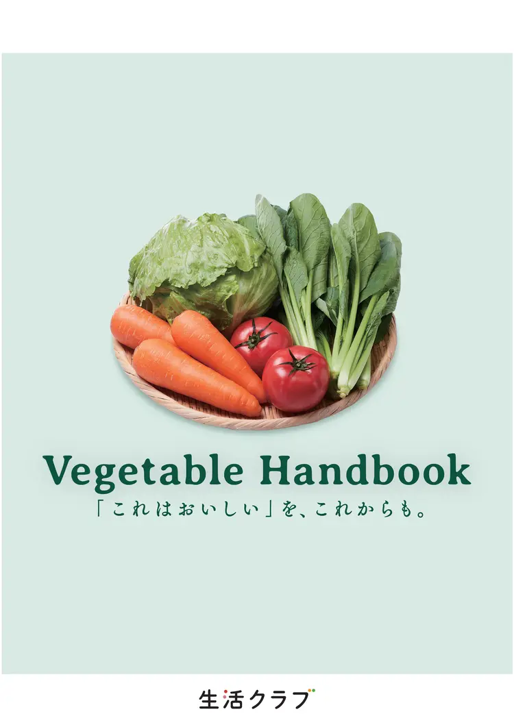 消費材ハンドブック「Vegetable Handbook」の表紙です。クリックすると電子ブックが読めます